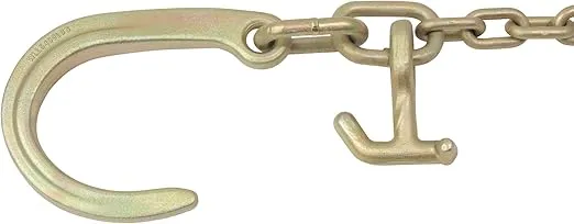 Mytee Products G70 V Chain Bridle w/ 8" Medium J Hooks, T- Hook & J-Hook w/Grab Hooks 2' Legs Wrecker