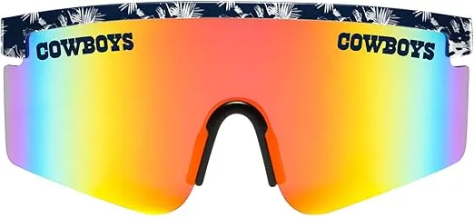 FOCO Men's NFL Team Logo Large Frame Sunglasses