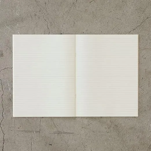 DESIGNPHIL Midori 15307006 Notebook, MD Notebook, Light, A4 Variable Size, Horizontal Ruled, Set of 3 A