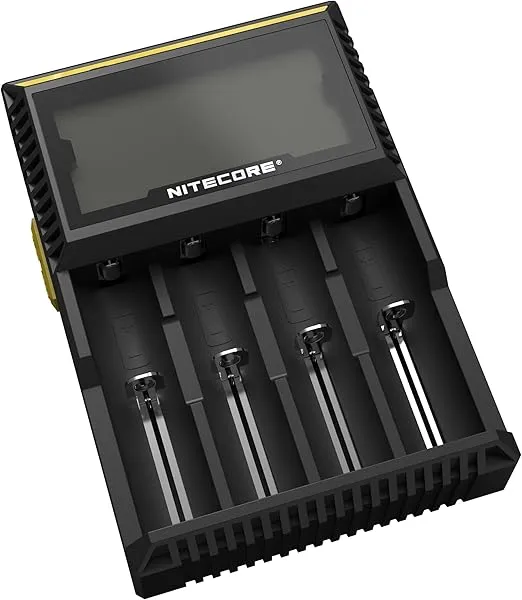 Nitecore Digicharger D4 Battery Four Bays Charger with LCD Display