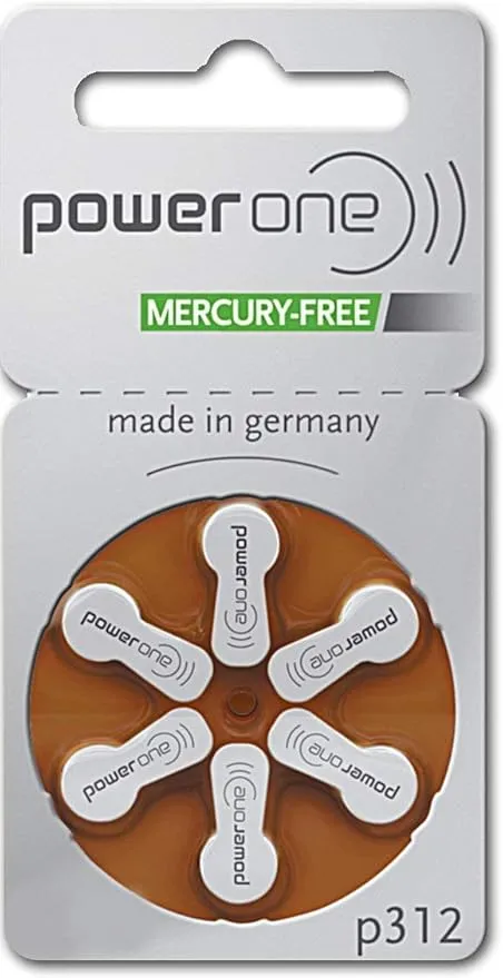 Hearing Aid Size 312, 3 Pack (60 Batteries)