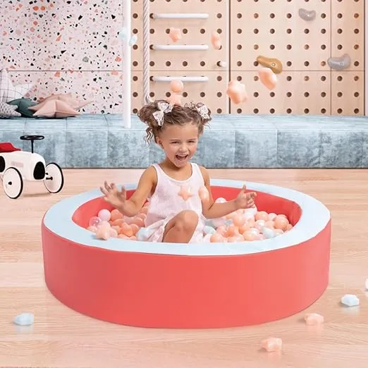 Milliard Foam Ball Pit/Professional Quality/for Toddlers and Baby (Red and Blue)