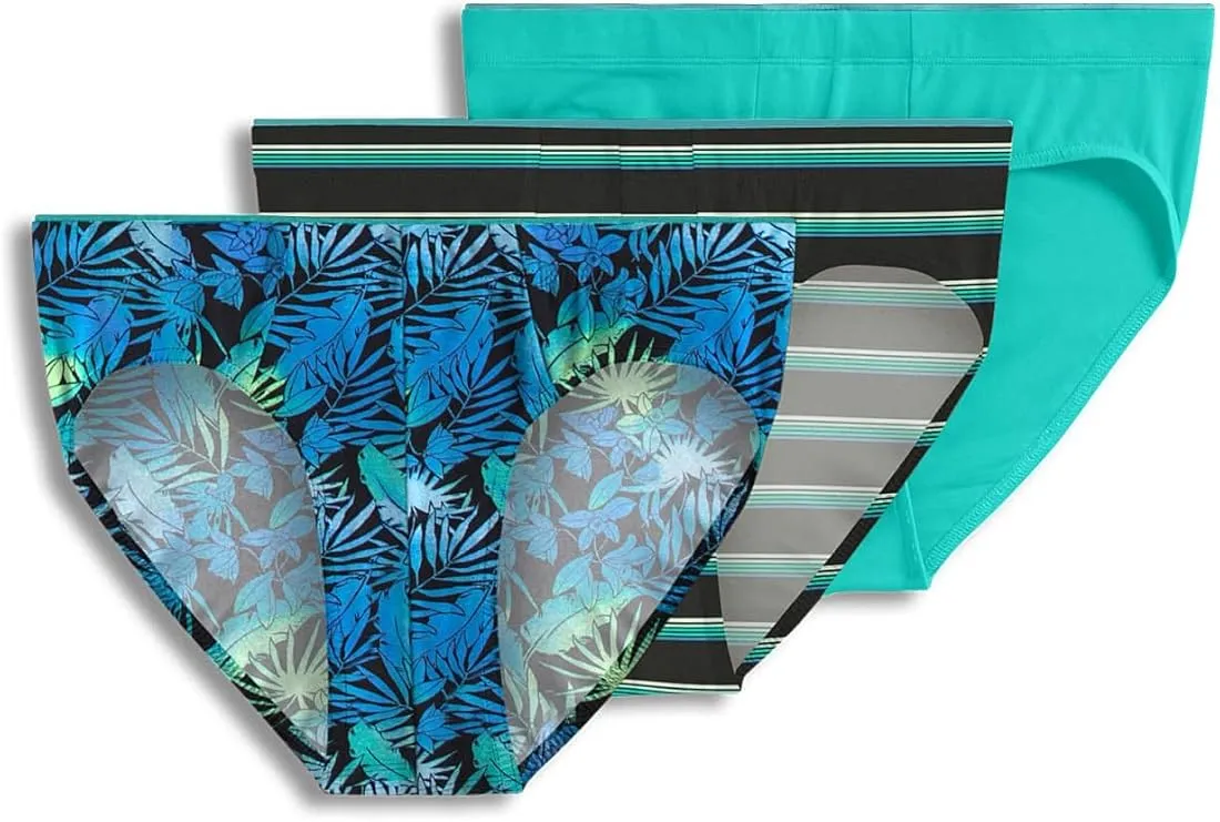 Jockey Men's Underwear Casual Cotton Stretch Bikini - 3 Pack