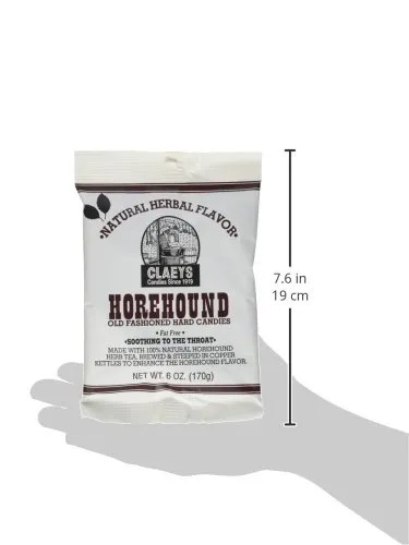 Claeys Old Fashioned Horehound Hard Candy 6 oz.