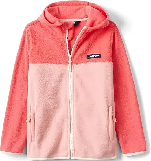 Lands' End Kids Fleece Full Zip Jacket with Hood