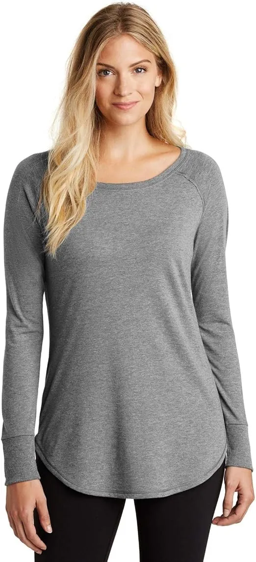 District Women's Perfect Tri Long Sleeve Tunic Tee