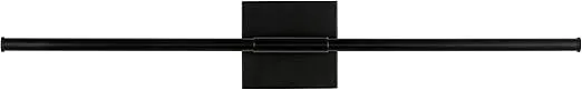 JONATHAN Y JYL7022D Makena 28" Dimmable Integrated LED Modern Metal Wall Sconce Contemporary Minimal 3000K 10W Bulbs Entryway Lobby Kitchen Bathroom Bedroom Living Room Hallway, Oil Rubbed Bronze