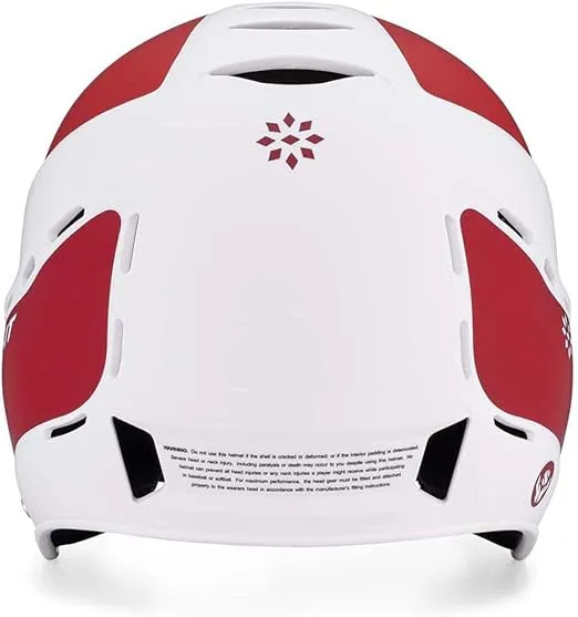 RIP-IT | Vision Pro Softball Batting Helmet with Face Mask | Matte | Two-Tone Scarlet S/M | Lightweight Women’s Sport Equipment