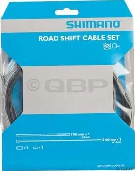 Shimano Road Gear Cable Set, Steel