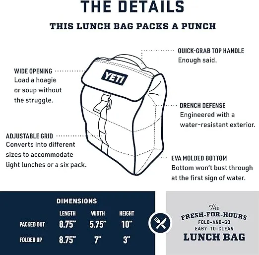 YETI Daytrip Packable Lunch Bag, Olive