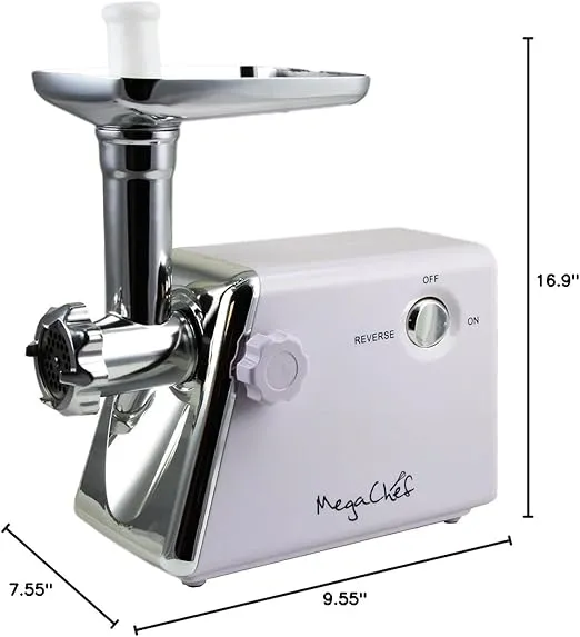 Mega Chef 1200 Watt Ultra Powerful Automatic Meat Grinder for Household Use
