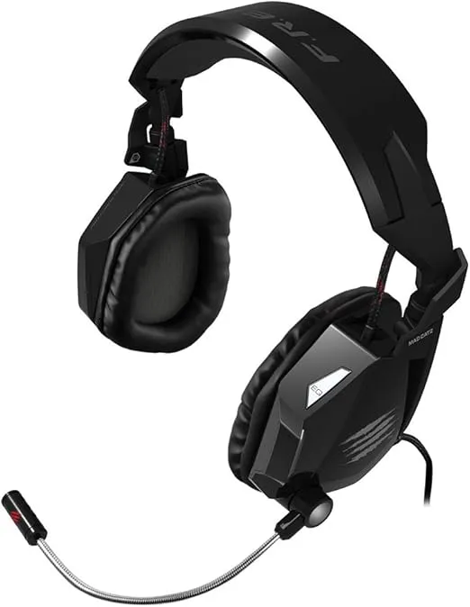 Mad Catz F.R.E.Q.5 Stereo Gaming Headset for PC and Mac, Gloss Black