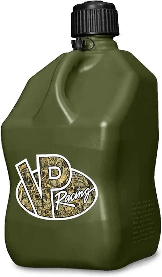 VP Racing 5.5 Gallon Square Camo Racing Utility Jug, 1 Camo Jug