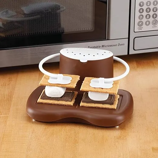 Progressive Prep Solutions Microwave S'mores Maker, Brown/White