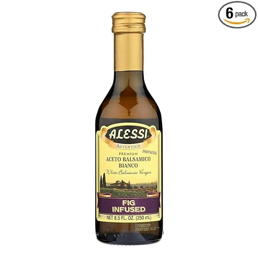 Alessi Vinegar Balsamic Fig Infu, 8.5 Oz (Pack of 6)