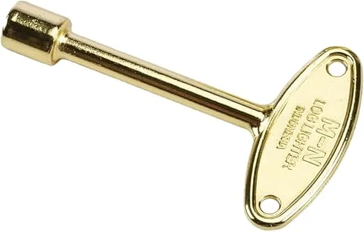 Hearth Products Controls HPC Fire Universal Shutoff Valve Key (307U), Polished Brass, 3-Inch