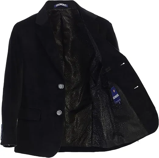 Gioberti Boys Formal Velvet Blazer