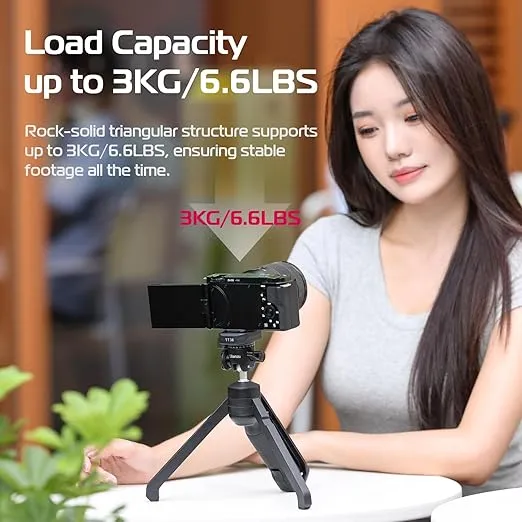 ULANZI Tabletop Tripod for Camera Mini Vlogging Tripod TT38, Uka F38 ClickOpen Flexible Travel Tripod for Sony/Canon/Nikon/Fujifilm SLR DSLR Pocket Stand Shooting Selfie Video Vlog