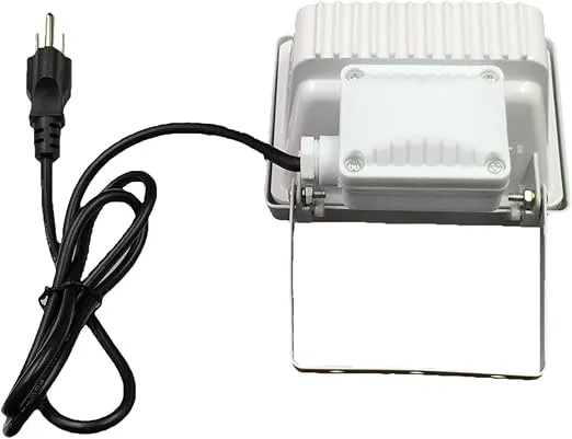 IR Illuminator, AC 110V - 220V 850nm Infrared 96 LED Night Vision Waterproof Lamp for Indoor Outdoor Security CCTV Camera, Long Range 80m (263 feet) and Wide Angle 60 Degree