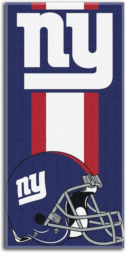 Northwest NFL New York Giants Unisex-Adult Beach Towel, 30" x 60", Cotton,Zone Read