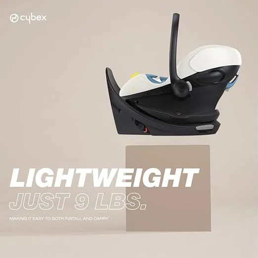 Cybex Aton G Swivel Infant Car Seat with SensorSafe - Seashell Beige