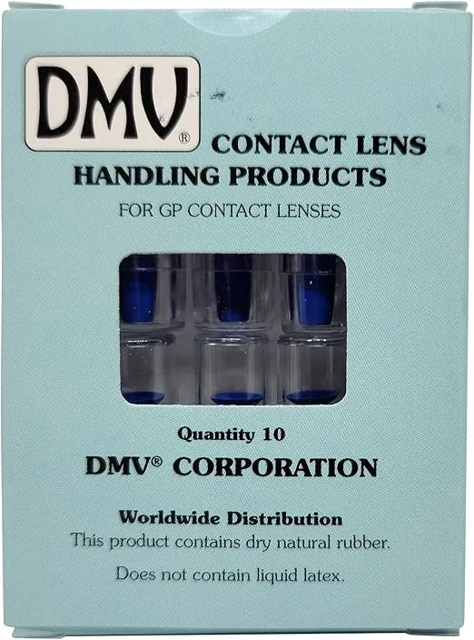 DMV Ultra Hard Contact Lens Remover (Cobalt Blue (Limited Edition), 10 Count (Pack of 1))