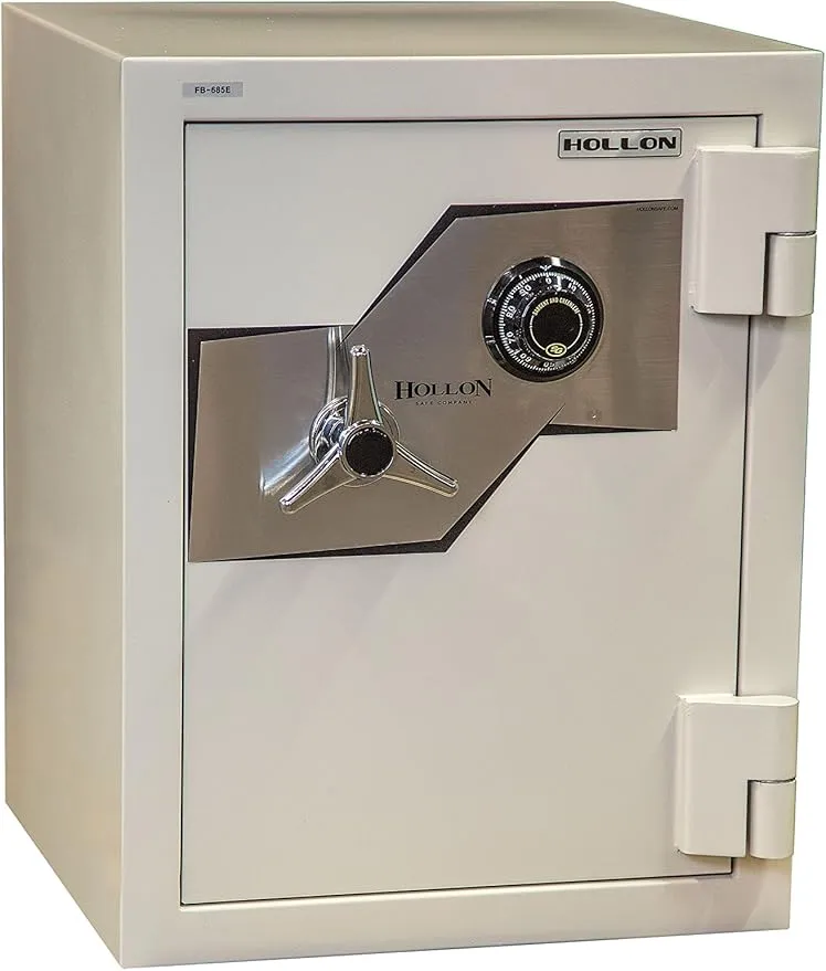 Hollon Safe FB-685C Oyster Series B-Rated 2 Hr Fireproof Security Safe Size: 2.36 Cu.Ft., Lock Type: Dial Combination Lock