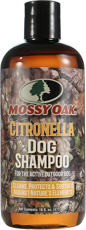 Mossy Oak Citronella Dog Shampoo for Active Outdoor Dogs 16 Oz.