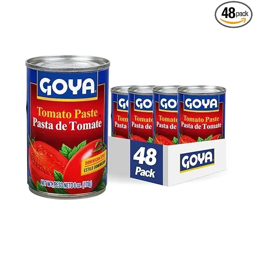 Goya Foods Tomato Paste, 6 Ounce (Pack of 48)