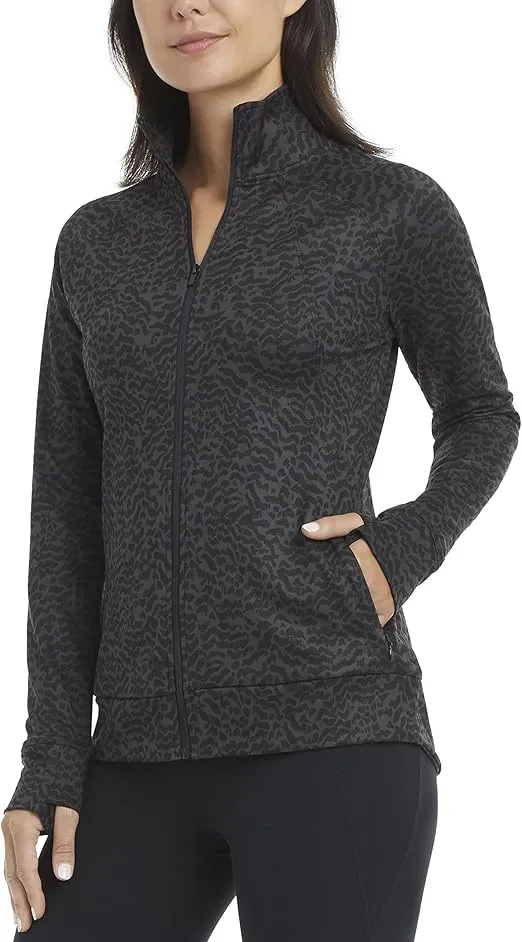 Jockey Women's Long Sleeve Zip Up Balance Jacket