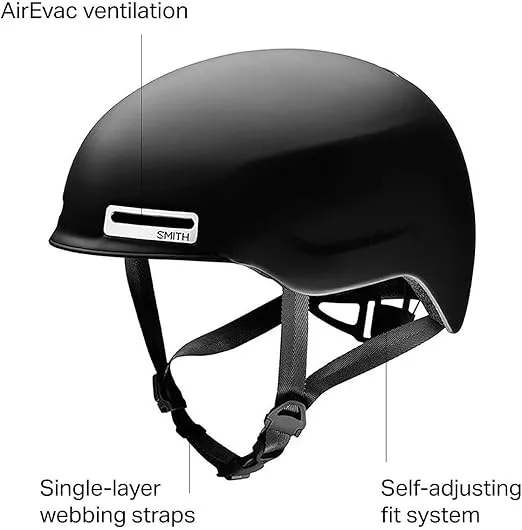 Smith Optics Maze Road Cycling Helmet - Matte Black, Large