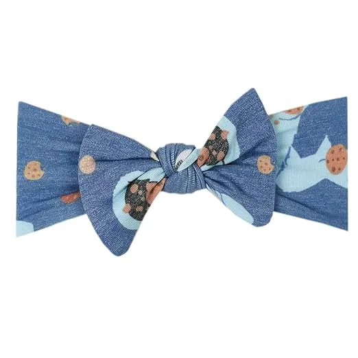Copper Pearl Baby Bows: Stylish Headbands for Baby Girls, Premium Soft and Stretchy Baby Headbands, Perfect for Newborns, Trendy Designs - Cookie Monster