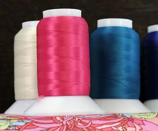 Threadart Wooly Nylon Thread - 1000m Spools - Serger Sewing Stretchy Thread - Black - Color 9228