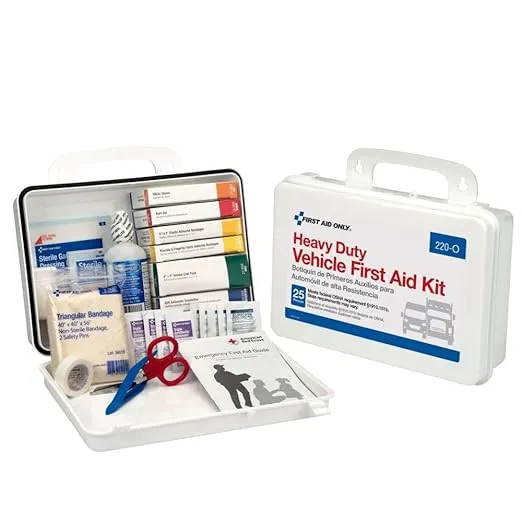 First Aid Only 85 Vehicle Bulk First Aid Kit (220-O)