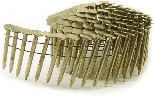 B&C Eagle ACR-134 Round Head 1-3/4-Inch x .120 Smooth Shank Electrogalvanized Coil Roofing Nails (720 per box)