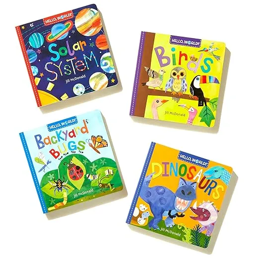 Hello, World! Boxed Set: Solar System; Dinosaurs; Backyard Birds; Bugs
