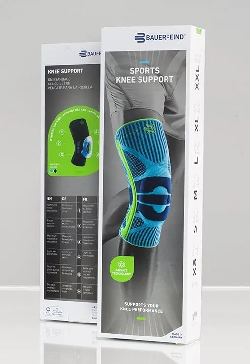 Bauerfeind Sports Knee Support - Knee Brace for Athletes with Medical Grade Compression - Stabilization and Patellar Knee Pad