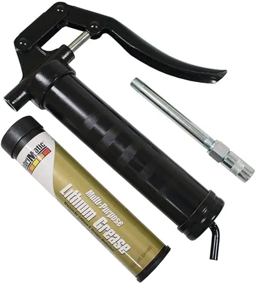 LubriMatic 30-132 Economy Mini Grease Gun Kit + Multi-Purpose Grease - 3 oz