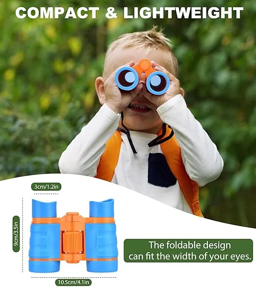 Binoculars for Kids, Kids Binoculars for 3-12 Years Boys and Girls Valentines Day Gifts for Kids Toy Binoculars for Bird Watching, Educational Insights, Camping, Science, Detective