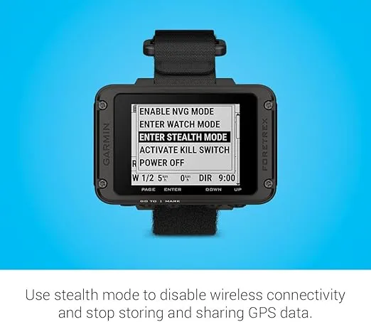 Garmin Foretrex 801, Wrist-Mounted GPS Navigation, Upgraded Multi-Band GNSS, Longer Battery Life