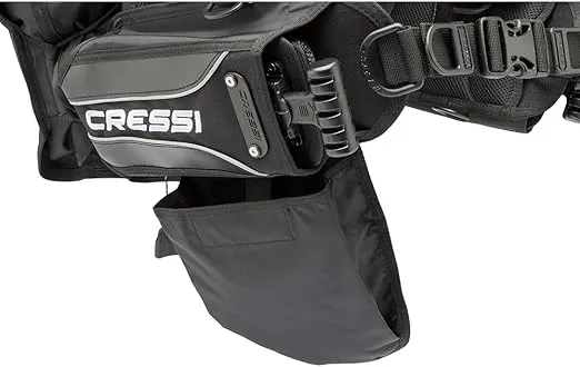Cressi Travel-Friendly Light Back Inflation BCD for Scuba Diving | Patrol: Designed in Italy