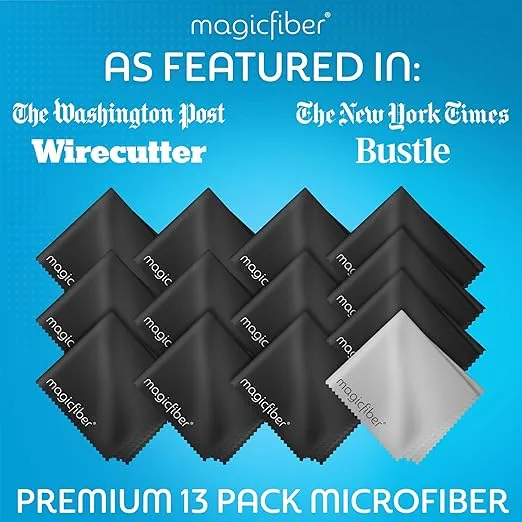 MagicFiber Microfiber Cleaning Cloths, 13 Pack