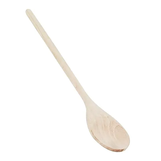 Thunder Group WDSP016 Wooden Spoon, 16" OA Length, Pack of 12