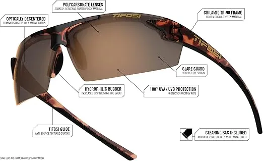 Track Sport Men & Women Sunglasses - Ideal For Baseball, Golf, Pickleball, Running and Tennis - Unisex Sunglasses
