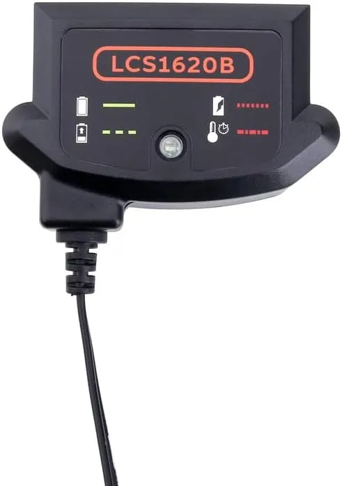 Biswaye LCS1620B Charger Compatible with Black and Decker 20V Lithium Battery Charger, Compatible with Black & Decker 20V Max Lithium-ion Battery LBXR20 LBXR20-OPE2 LBXR2020-OPE LB2X3020-OPE LB2X4020
