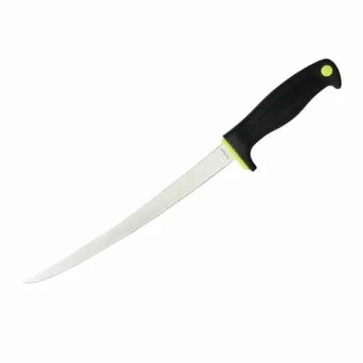 Kershaw 9" Fish Fillet Knife, Stainless Steel Blade, Includes ABS Sheath, Fishing Fillet Knife for Meat,Black