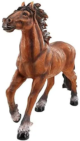 Design Toscano Unbridled Running Wild Mustang Horse Statue