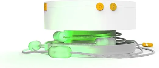 MPOWERD Luci Color Solar String Lights + Phone Charger: Color 18' Rechargeable via Solar or USB-A, 100 Lumens LEDs and 7 Colors, Lasts Up to 15 Hours, Waterproof, Camping, Pool/Patio, and Travel