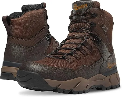 Danner Vital Trail 5” Hiking Boots for Men - Waterproof, Abrasion-Resistant Leather and Textile, with Shock-Absorbing Midsole and Traction Outsole