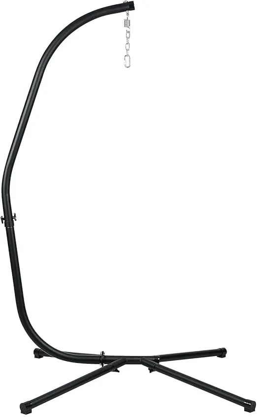 BPS Hammock Steel Stand Only C-Stand for Hanging Hammock Chairs - 300 Pound Capacity